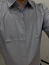 HLA海瀾之家長袖襯衫男春季25【含桑蠶絲】衫及通勤正裝襯衣男 曬單實(shí)拍圖