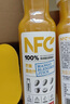 農(nóng)夫山泉 100%NFC果汁飲料 300ml*12瓶（6瓶橙汁+6瓶芒果混合汁）繽紛禮盒 曬單實(shí)拍圖