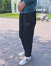 nasawassup官方正品牌男士高端休閑褲秋季新款寬松彈力長(zhǎng)褲輕奢侈男裝運(yùn)動(dòng)褲 高檔黑色【名牌男士】 4XL 建議【190-210斤】 曬單實(shí)拍圖