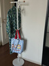 懶角落入戶衣帽架落地小型衣架臥室掛衣服多功能收納小號晾衣T型衣帽架 曬單實拍圖