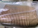 特美居（temeiju）一次性飯盒方形750型*20套食品級快餐野餐盒水果牛皮紙打包盒帶蓋 曬單實拍圖