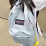 JANSPORT初高中生書包大學(xué)生電腦包防水耐用校園多巴胺高顏值 霧霾藍(lán)4QUE側(cè)袋+隔層 曬單實(shí)拍圖