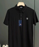 FILA 大滿貫POLO|斐樂(lè)官方男裝針織POLO2025夏新款網(wǎng)球運(yùn)動(dòng)抗菌短袖 深黑-BK 3XL 190/108A/XXXL 曬單實(shí)拍圖