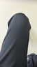 報喜鳥四面彈休閑褲男士商務(wù)針織直筒質(zhì)感長褲子KETD251021U黑色35 曬單實拍圖
