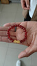 周大福 雙頭福字貔貅定價(jià)黃金玉髓彈力繩手鏈/手串EOR110七夕禮物 曬單實(shí)拍圖