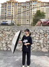 JCZS德國(guó)品牌反向防曬傘防紫外線晴雨兩用遮陽(yáng)雙層黑膠長(zhǎng)柄自動(dòng)高顏值 曜石黑【全自動(dòng)反向不濕車(chē)】 10 曬單實(shí)拍圖