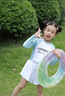 女童泳衣2025新款女大童韓版休閑運(yùn)動(dòng)風(fēng)長袖防曬速干游泳衣兩件套 白色【兩件套】 150 曬單實(shí)拍圖