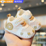 明月歸春夏嬰幼兒鞋軟底防滑防踢透氣網(wǎng)鞋學(xué)步鞋0-1歲男女寶寶鞋子涼鞋 卡其色14碼 【內(nèi)長(zhǎng)11cm】 曬單實(shí)拍圖