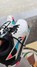 李寧（LI-NING）羽毛球鞋貼地飛行2LITE 標(biāo)準(zhǔn)白/黑色/熒光焰紅 AYTT003-2 42 曬單實(shí)拍圖