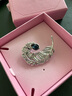 施華洛世奇（SWAROVSKI）IDYLLIA優(yōu)雅羽毛情侶男女同款胸針飾品生日禮物女5730360 曬單實(shí)拍圖