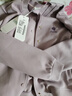 艾蓓怡紫色法式小香風(fēng)刺繡棒球服短外套女新款小個子獨特好看洋氣 淺紫色 L 曬單實拍圖