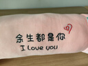 迪士尼可愛(ài)小白兔子抱枕女生睡覺(jué)長(cháng)條枕公仔毛絨玩具床上玩偶超軟布娃娃 粉色-余生都是你 70厘米+帶拉鏈+填充柔軟羽絨棉 曬單實(shí)拍圖