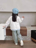G.DUCKKIDS小黃鴨女童衛(wèi)衣牛仔褲套裝春兒童POLO衫上衣兩件套女孩闊腿褲童裝 麻灰衛(wèi)衣 140 cm 曬單實(shí)拍圖