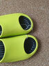 XGGC潮流拖鞋男士夏季戶(hù)外穿運動(dòng)耐磨厚底防滑涼拖鞋男款 熒光綠40-41 曬單實(shí)拍圖