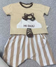 DUUDUU2025夏季薄款短袖寶寶上衣褲子外出服童裝潮款男童套裝 兩件套 80 cm 曬單實拍圖