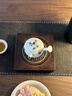 逸品春秋青花火石紅手繪銀杏側把壺家用陶瓷泡茶壺茶碗功夫茶具中式泡茶器 青花火石紅手繪【銀杏】側把壺 曬單實(shí)拍圖