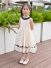 迪士尼夏季韓版女童連衣裙波點(diǎn)甜美公主裙兒童洋氣蝴蝶結(jié)蓬蓬裙女孩裙子 圓點(diǎn)蝴蝶結(jié)紗裙 130 cm 曬單實(shí)拍圖