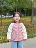 迷你巴拉【三防】男女童輕暖羽絨服寶寶親子可愛(ài)保暖羽絨外套 粉紅60033 【新款三防輕羽絨】 100 曬單實(shí)拍圖