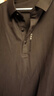 皮爾卡丹（pierre cardin）高端桑蠶冰絲短袖t恤男士Polo翻領(lǐng)衫透氣休閑商務(wù)涼感夏季中年 N印花【黑色】 XL 175135-150斤 曬單實(shí)拍圖
