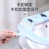 麟酷通用 家用防抗防水馬桶坐墊坐便器墊馬桶貼馬桶罩 藍(lán)色有圖-通用型 硅膠馬桶墊 曬單實(shí)拍圖