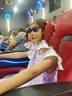 笛莎（DEESHA）童裝女童蘇博聯(lián)名連衣裙2024夏季新款兒童清新國風(fēng)印花棉布旗袍裙 紫印花 140 曬單實(shí)拍圖
