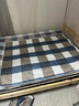 GOTOVANG成人隔尿墊老人防水可洗用老年人專(zhuān)用棉超大號夏季尿不濕護理床墊 藍色格子（100*150cm） 吸水-防滑-可清洗-整夜干爽 曬單實(shí)拍圖