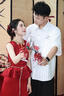 枝己新中式秀禾服新娘2025新款結(jié)婚禮服訂婚衣服女回門(mén)出閣服敬酒服 HF058(贈(zèng)隨機(jī)腰帶1條) S 曬單實(shí)拍圖