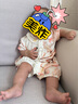 巴厘小豬女寶夏裝短袖薄款兔寶寶衣服甜美公主風(fēng)哈衣外出服嬰兒夏季連體衣 桃花朵朵開 80cm 曬單實(shí)拍圖