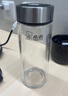 希諾玻璃杯單層加厚大容量家用辦公泡茶杯子男車載水杯XN-6016L 400mL 曬單實(shí)拍圖