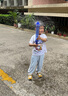 知貝煙花噴水槍1-3歲兒童玩具寶寶滋水槍夏季戶外戲水氛圍感大號水炮 【加大容量】超大號3層水孔煙花水炮-粉 曬單實拍圖
