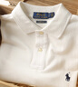 RRL拉夫勞倫Ralph Lauren經(jīng)典小馬標刺繡短袖翻領(lǐng)純棉保羅polo衫男夏 白色小馬標 XS (建議100-130斤穿) 曬單實(shí)拍圖