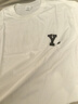 妙奕嘉短袖t恤男純棉白色衣服男裝夏季2025新款半袖男重磅t恤男寬松圓領(lǐng) 白色Y.短袖 XL 曬單實(shí)拍圖