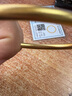 行金銀中黃金手鐲999足金古法素圈金鐲子計(jì)價(jià)生日禮物送女友圣誕節(jié)禮物 約15克 多退少補(bǔ) 54# 曬單實(shí)拍圖