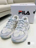 斐樂（FILA）官方女鞋ROCK巖石鞋帆布鞋楊冪同款夏新款時尚休閑鞋 泡沫白-WG 37.5 曬單實拍圖