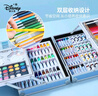 迪士尼（Disney）兒童繪畫(huà)套裝150件 水彩筆蠟筆畫(huà)筆禮盒女孩生日禮物畫(huà)畫(huà)美術(shù)專(zhuān)用套裝 艾莎公主E9110F 曬單實(shí)拍圖