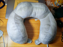 保護頸椎脖套U型枕護頸枕脖子頸椎U形午睡汽車(chē)枕頭便攜頸部靠枕 灰色 曬單實(shí)拍圖