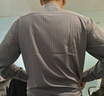 喬亞意大利輕奢品牌長(cháng)袖襯衫男秋季商務(wù)休閑中青年男士職業(yè)純色白襯衣 196-灰色【免燙抗皺】 41 碼【建議140-160斤】 曬單實(shí)拍圖