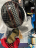 BELL復古頭盔Custom500碳纖維摩托車(chē)頭盔機車(chē)安全帽男女騎行四季3/4盔 格子黑金【限定款】 XL【適合57-58cm頭圍】 曬單實(shí)拍圖