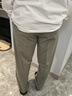 杰克·瓊斯（JACK&JONES）25年男裝秋季休閑褲男百搭松緊腰商務(wù)長褲萊賽爾親膚品牌褲子男士 025灰綠色 長褲 松緊腰頭 31 175 曬單實拍圖