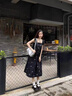 ZHR單鞋女鏡面JK學院風厚底瑪麗珍鞋復古小皮鞋女 AH355 黑色 37  曬單實拍圖