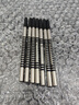 DUKE德國公爵通用筆芯金屬簽字筆水筆替換筆芯黑色直插頭子彈頭速干寶珠筆圓珠簽字筆中性筆筆芯直插式 公爵0.7mm直插式黑色筆芯10支 曬單實(shí)拍圖