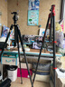 富圖寶（Fotopro）飛行一號Max Video碳纖維扳扣設計大管徑相機微單攝影攝像視頻拍攝液壓云臺專(zhuān)業(yè)相機三腳架 火焰橙 曬單實(shí)拍圖
