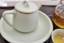 周澤堂 高端汝窯茶壺茶具 景德鎮(zhèn)高檔陶瓷茶水分離功夫茶泡茶壺送禮盒裝 竹節(jié)石瓢壺 280ml 曬單實拍圖