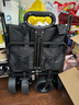 戶(hù)外出游季露營(yíng)車(chē)小推車(chē)野餐手拉車(chē)露營(yíng)裝備折疊露營(yíng)小推車(chē) 【升級越野款】8寸黑色-雙剎17cm萬(wàn)向輪 曬單實(shí)拍圖