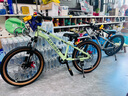 阿捷利特兒童自行車(chē)兒童鋁合金自行車(chē)6-12歲自行車(chē)青少年山地車(chē)學(xué)生自行車(chē) 20寸抹茶綠丨單速/雙碟剎+大禮包 曬單實(shí)拍圖