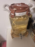 麥歐力（MYONLY）泡酒容器高檔泡酒專用玻璃瓶裝酒缸存酒壇子密封酒桶儲藥酒罐空瓶 16斤瓷芯龍頭竹架8L 曬單實拍圖