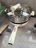 美的（Midea）電炒鍋 電火鍋 電蒸鍋 電煮鍋 家用多用途炒菜專用鍋 4L一體電熱鍋不粘鍋 HGE2811B 配蒸籠木鏟 曬單實拍圖
