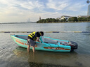 BEYOND MARINA拉絲料路亞釣魚船耐磨充氣船可折疊3+1氣室 拉絲路亞船套裝 曬單實(shí)拍圖