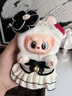 JANEOSTINlabubu玩偶衣服搪膠盲盒一二三代拉布布娃衣輕奢禮服連衣裙子套裝 雙層蛋糕禮服裙+發(fā)飾 曬單實拍圖