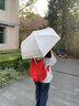 CZDANG五折迷你晴雨傘女遮陽(yáng)防曬防紫外線(xiàn)純色膠囊傘小巧便攜 五折傘（曜石黑） 6骨 曬單實(shí)拍圖